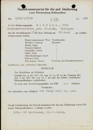Schramm, Otto