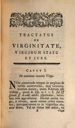 Sibylla trig-andriana seu de virginitate, virginum statu et iure tractatus iucundus