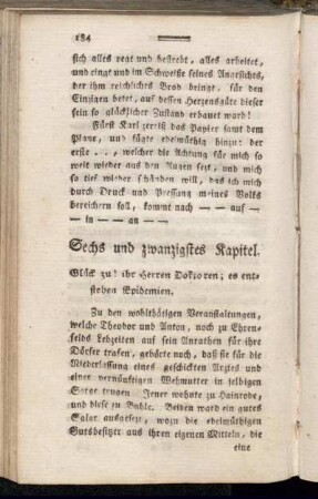 Sechs und zwanzigstes Kapitel - Dreißigstes Kapitel