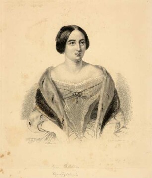 Hüssener, Auguste: Porträt Jeanne-Anaïs Castellan