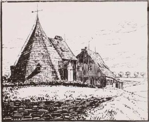 Schneeberg-Neustädtel, abgebrochener Pferdegöpel