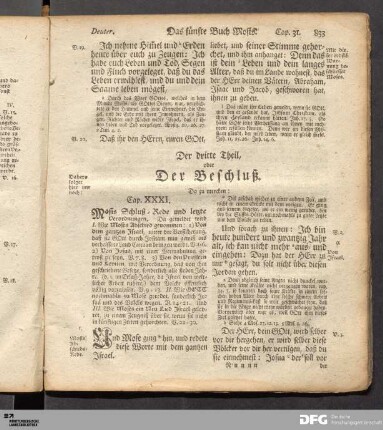 Der dritte Theil, oder Der Beschluß.