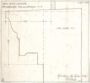 Fischer, Theodor; Nürnberg; Haus Adelsberger - Normalprofil Segementbogen (Ansicht)