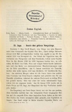 Ch. Darwin's Gesammelte Werke : Auswahl in 6 Bänden. Aus dem Englischen übersetzt von J. Victor Carus, 1