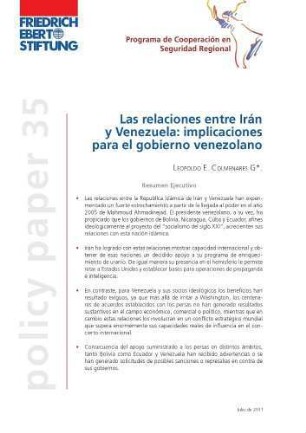Las relaciones entre Irán y Venezuela: implicaciones para el gobierno venezolano