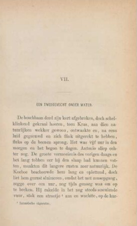 VII. Een tweegevecht onder water