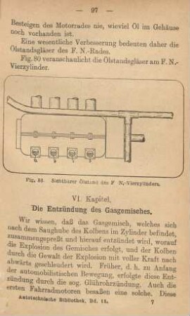 VI. Kapitel. Die Entzündung des Gasgemisches