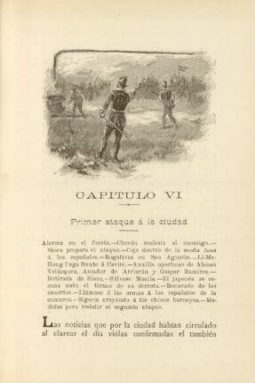 Capitulo VI. Primer ataque á la ciudad