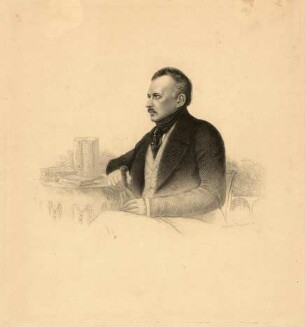 Hüssener, Auguste: Porträt Joseph von Radovitz