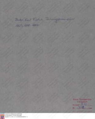 Becker, Ernst Friedrich, Rechnungskammerrevisor