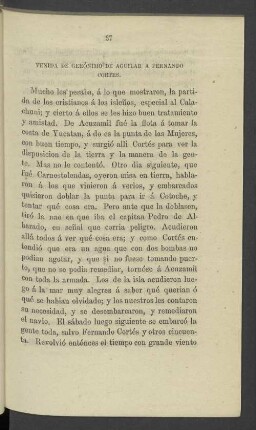 Venida De Gerónimo De Aguilar A Fernando Cortes
