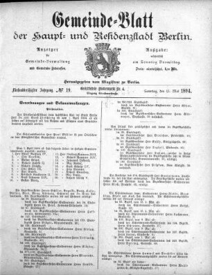 1894,19: No. 19, 15. Mai 1894