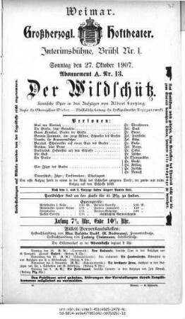 Der Wildschütz