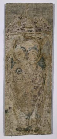 Tempelfahne - Buddha-Doppelgestalt