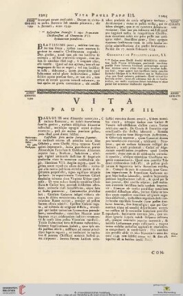 Vita Pauli Papae III.