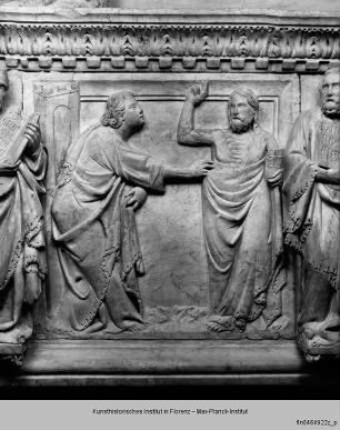 Grabmal des Patriarchen Gastone della Torre : Reliefs der Schauseite