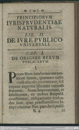 Lib. II. De Iure Publico Universali
