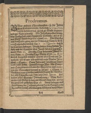 Prodromus.