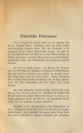Festpredigt beim Feldgottesdienste zu Ehren des fünfundzwanzigjährigen Jubiläums der großen Krieges 1870-71 : gehalten am 4. August 1895 in Bamberg