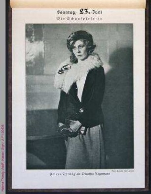 Porträt von Helene Thimig