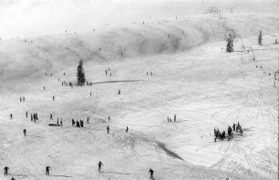 Feldberg: Skikäufer am Feldberg; von unten