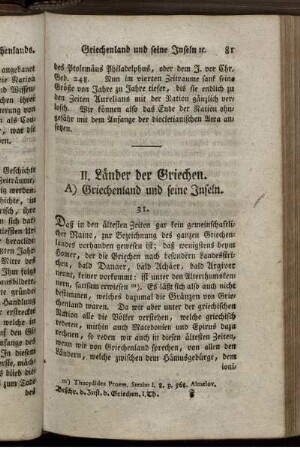II. Länder der Griechen
