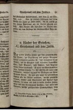 II. Länder der Griechen