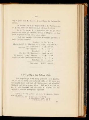 4. Der Feldzug des Jahres 1760.