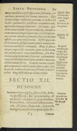 Sectio XII.