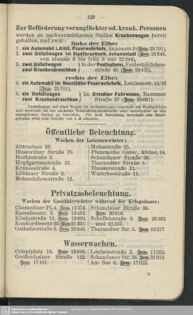 Öffentliche Beleuchtung