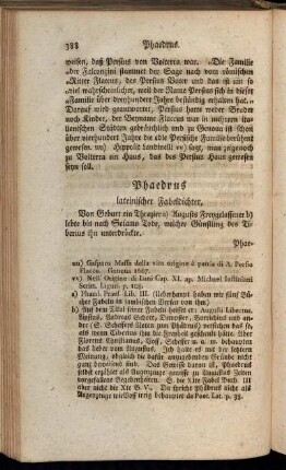 Phaedrus lateinischer Fabeldichter, [...]