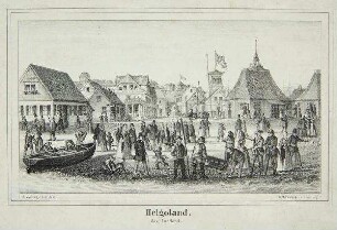 Helgoland, das Unterland.