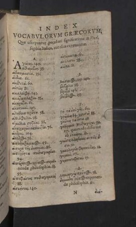 Index Vocabulorum Graecorum