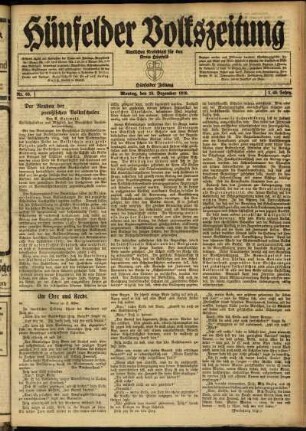Ausgabe vom Montag, den 15. Dezember 1919.