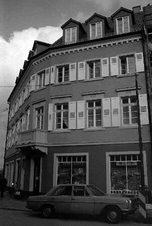 Gemeinnützige Fördergesellschaft für Behinderte in Karlsruhe. Planungen zur Einrichtung eines Shopping-Centers (Handicap-Shop) für Behinderte und Linkshänder in der Waldhornstraße 31
