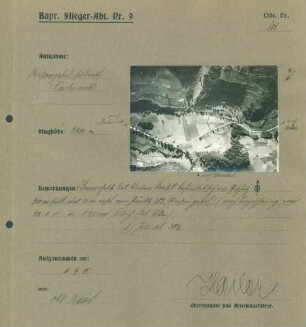 Foto einer Straßengabel südwestlich von Hachimette (Luftbild)
