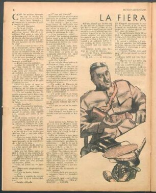 La fiera dominada : Cuento por Pedro Rodriguez Zunino