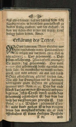 Erklärung des Textes.