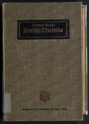 Deutsch-Ostafrika. - Wirtschaftliche Studien
