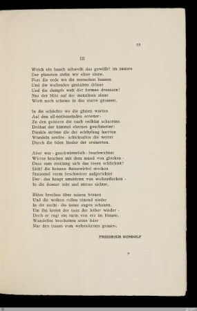 III Welch ein hauch schwellt das gewölb? im sausen