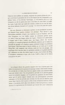 I. [La constitution de la peinture de paysage : Wang Wei]