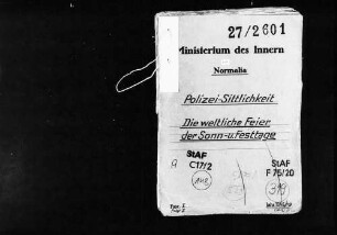 Regelungen zu Sonn- und Feiertagen