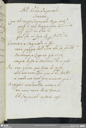 [Text 48: Sechs Sonette]