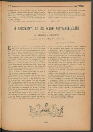 El crecimiento de los bancos norteamericanos