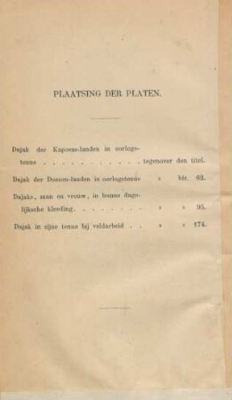 Plaatsing der platen