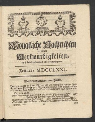 Jenner, MDCCLXXI