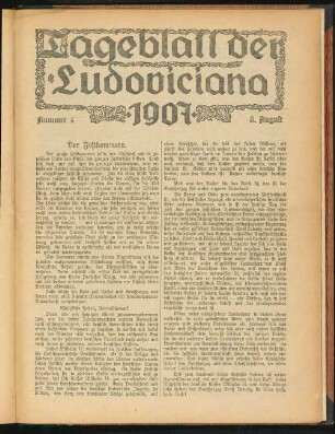 Tageblatt der Ludoviciana