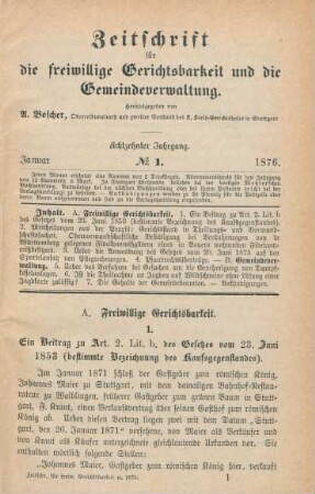 Januar-Dezember = No. 1-12