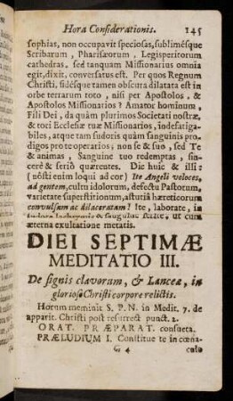 145-148, Meditatio III