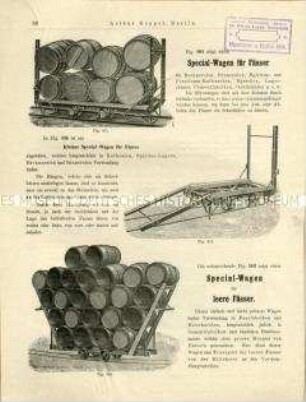 Spezialwagen für Fässer